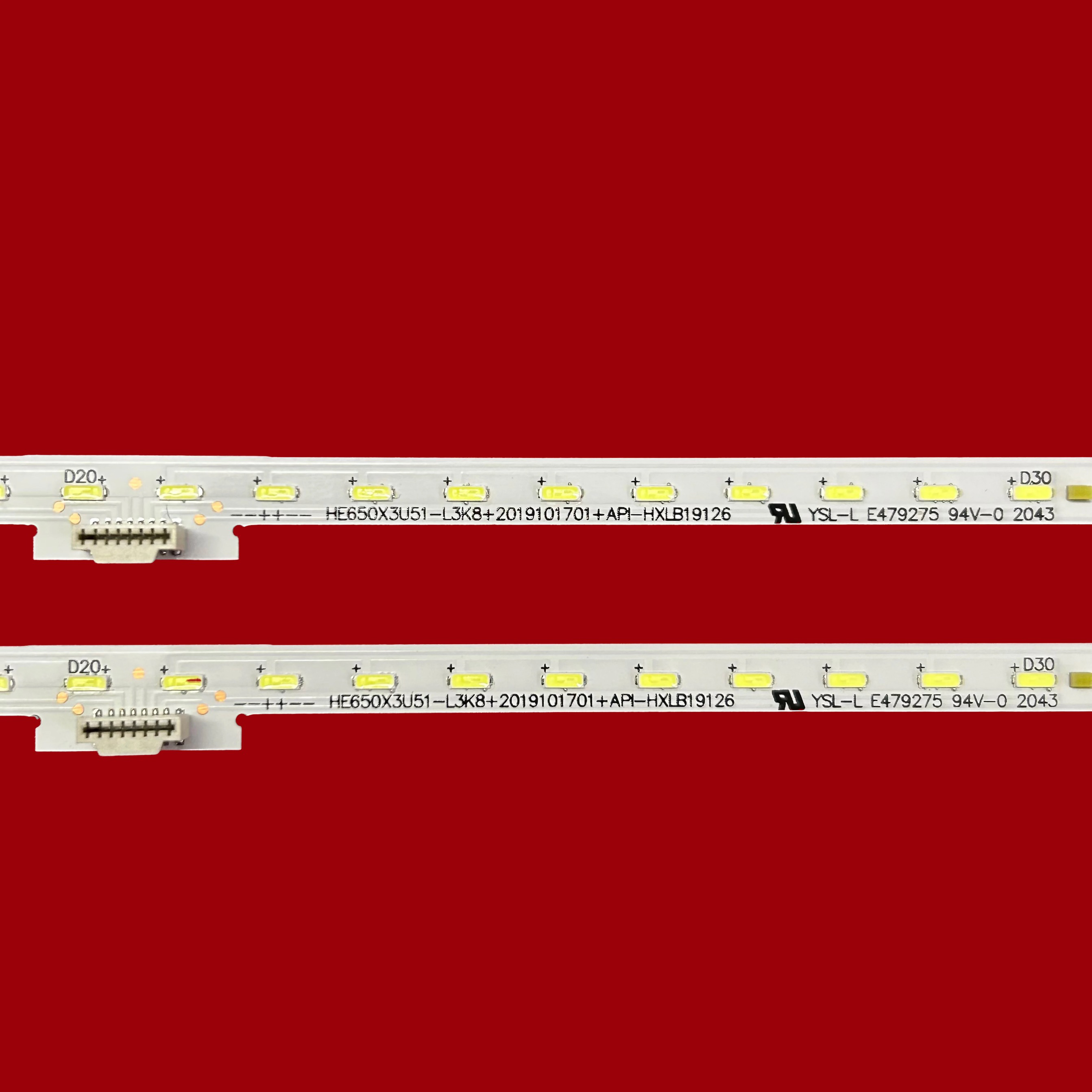 全新适用海信65A66F 65A67F 65A68F 65A65F灯条屏HE650X3U51-L3K8