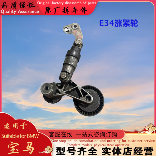适配于宝马E34 E46 E39E60 E38E66 E83E53发电机皮带涨紧器涨紧轮