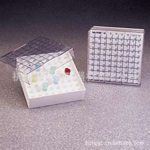 nalgene离心管盒 5055-5002微量离心管盒PC 81孔 可高压灭菌