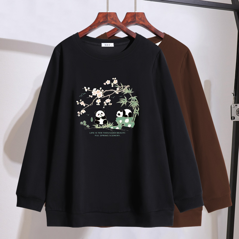 胖mm高档遮肉显瘦卫衣2025秋装新款特大码女装200斤减龄洋气上衣