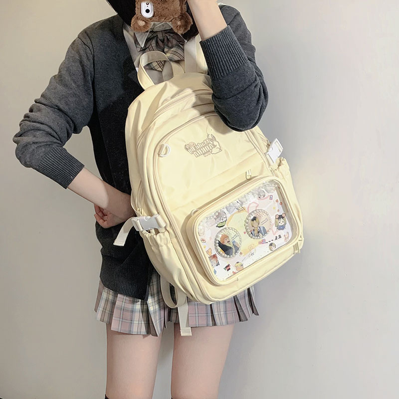 AORDA 原创个性大容量痛包送扎板棉花娃娃外置痛层单肩包漫展追星