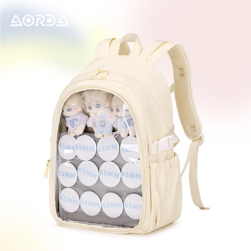 AORDA 随变痛可爱书包初中生大食量痛包女大学生双肩包二次元日系