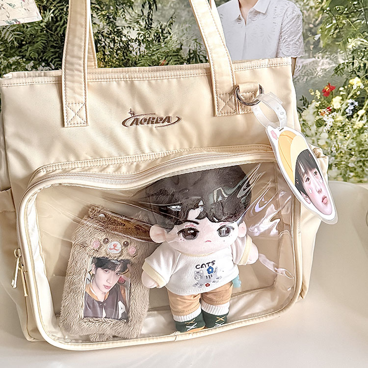 AORDA 正版原创大食量痛包托特包日常学生斜挎少女谷美周边吧唧包