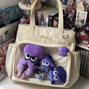 AORDA 原创痛包地下党娃包大容量日常通勤托特包斜挎学生电脑包女