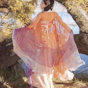 超仙绣花齐胸儒裙女新款 春夏套装 原创 衫 租赁出租玉人歌唐制大袖