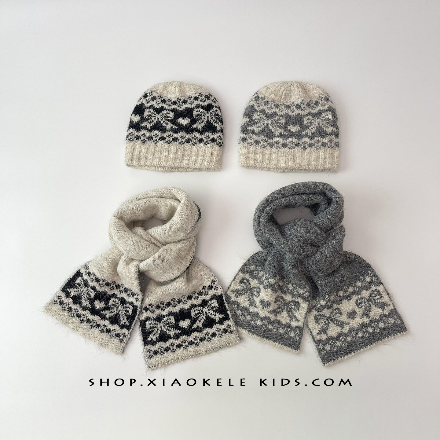 2025新款针织提花套装男女宝宝费