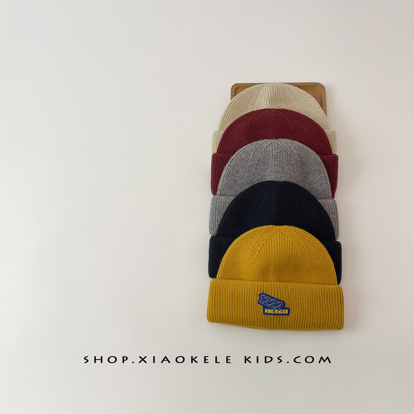 宝宝帽子秋冬款男童针织毛线帽