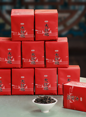 通仙 岩骨花香大红袍简装茶叶浓香型乌龙茶正宗武夷岩茶散装500g
