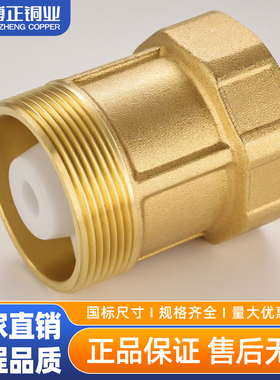 博正阀门BZ4032黄铜内外牙止回阀 铜单向阀 水管止回阀 铜止回阀