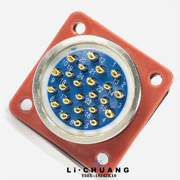 圆形连接器Y50X-1824zK10航空接插件插头插座骊创供应