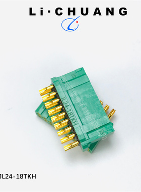骊创矩形连接器JL24-18ZJB JL24-18ZJW插头插座接插件