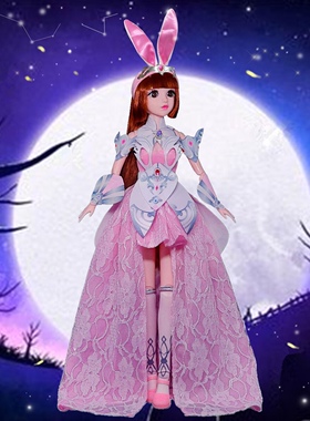 60厘米斗陆小舞娃娃女孩儿童玩具生日礼物小五仿真换装公主玩偶