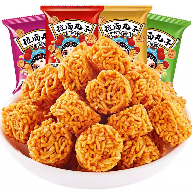 比比赞拉面丸子干脆碎面整箱