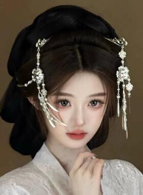 古装花神梅花流苏发簪女