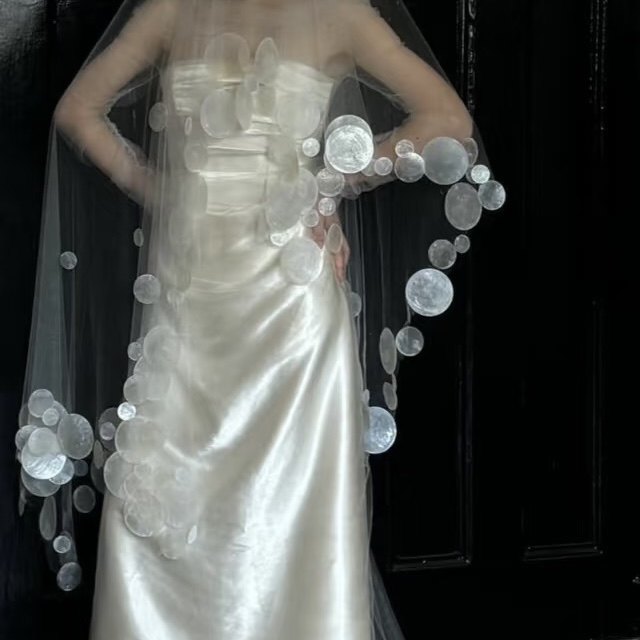 新娘高级感贝壳贝母个性唯美头纱复古头饰婚森系婚纱摄影影楼配饰,女装/女士精品,婚纱,淘宝优惠券,粉丝福利购,淘宝优惠卷