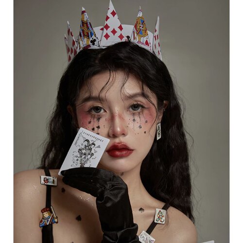 网红写真摄影新款高颜值王冠欧美