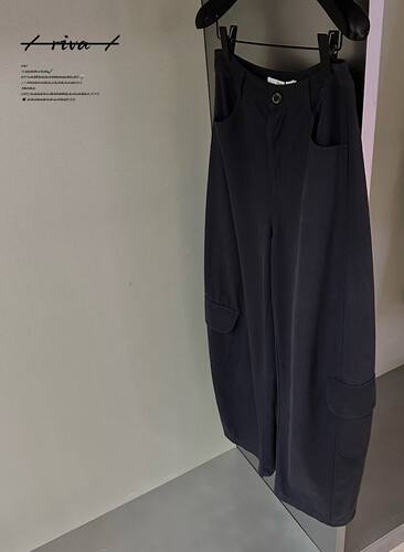 riva2026秋季新款女装时尚百搭休闲工装风牛仔裤