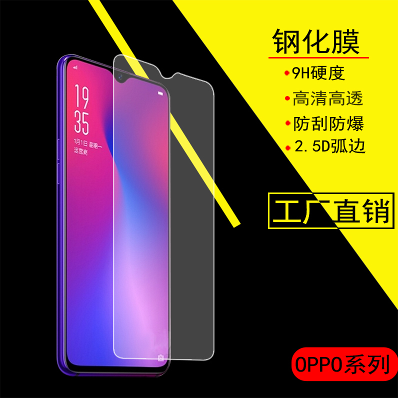 适用OPPO Reno7 A97 A58X A56 Reno8 A96 A72 A57 A11高清钢化膜批 3C数码配件 手机贴膜 原图主图