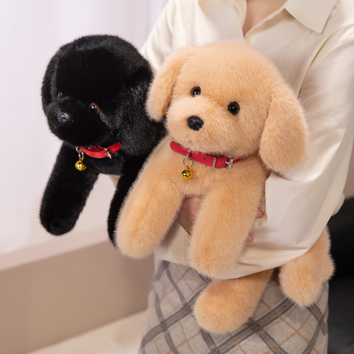 可爱拉布拉多犬玩偶公仔趴趴狗狗毛绒玩具抱枕女生儿童生日礼物男