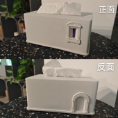 另一边水泥纸巾盒复古轻奢高级客厅家用创意摆件酒店简约ins抽纸
