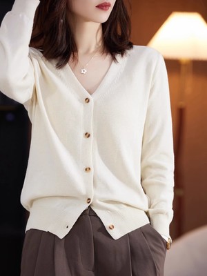 春秋长袖外搭短款不起球