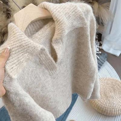 早秋新品韩系高级感软糯毛衣
