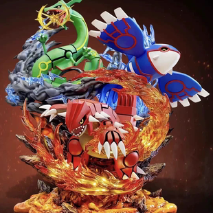 PPAP丰源三神固拉多盖欧卡裂空座宝可梦GK手办雕像现货