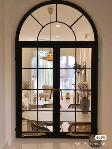 铝合金中古窗钢化玻璃定制复古窗