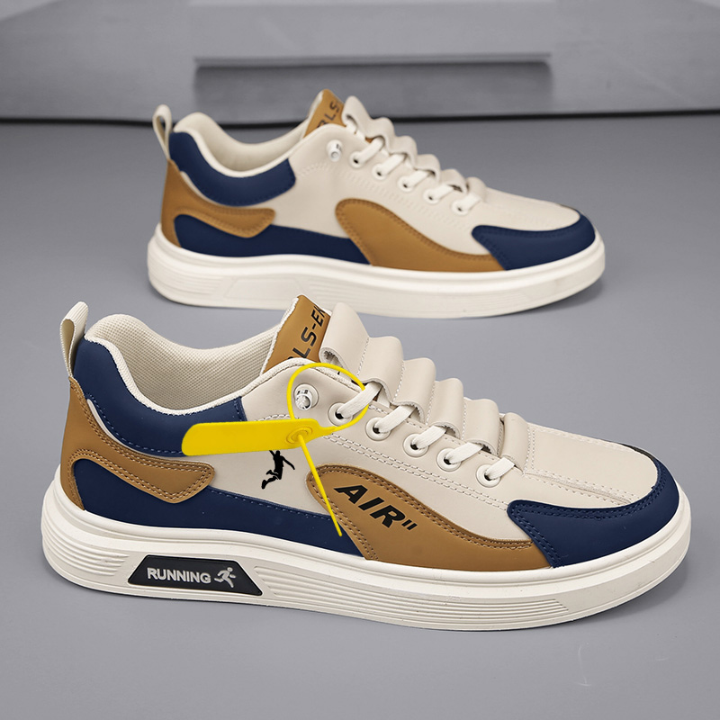 品牌断码男鞋冬季2025新款一脚蹬休闲板鞋运动百搭加绒保暖皮面鞋