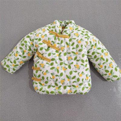 宝宝手工棉花棉袄偏襟加厚