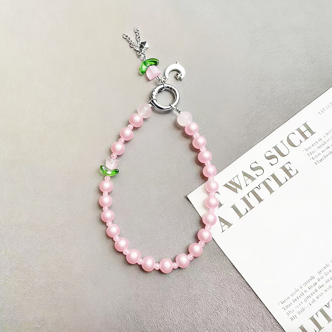 女士聚财手机链仿珍珠母贝防丢失设计定制diy手机壳挂件中国风新