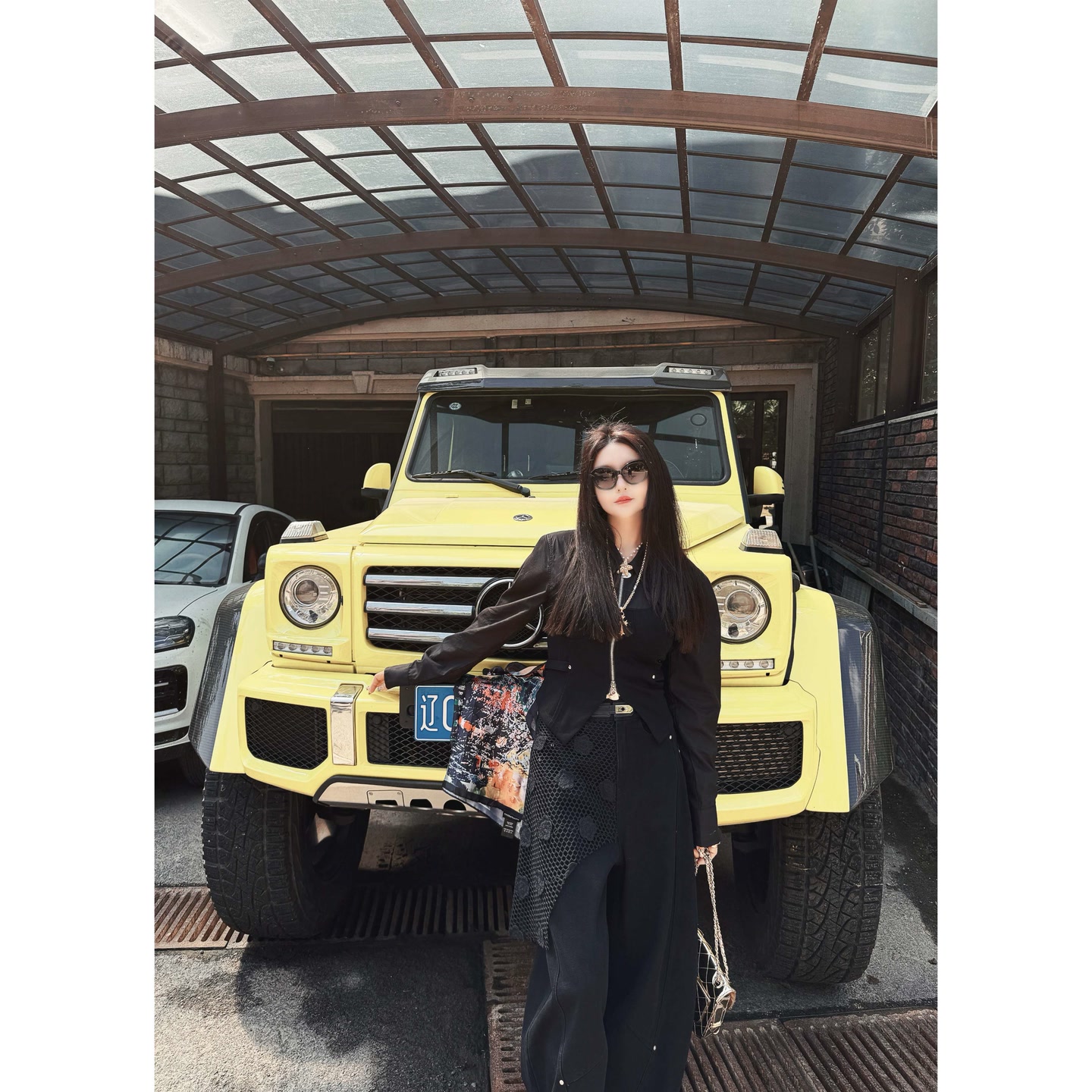 姗蔓大姗姗家加大码女装新品暗黑系甜酷风长袖百搭显瘦上衣外套