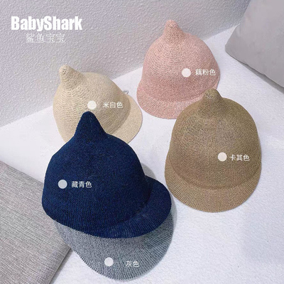 草帽ins风夏款0-2防晒沙滩帽子