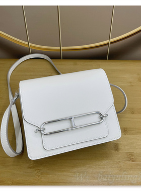 2022新款猪鼻子roulis包EV皮手工腊线缝制小方包单肩斜跨手提女包