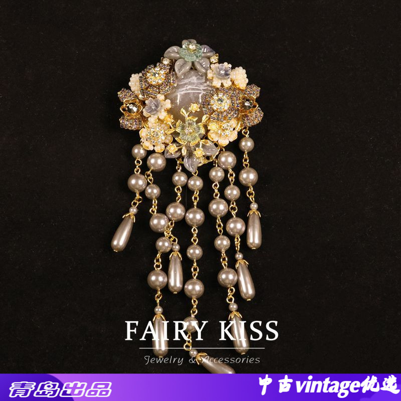 欧美夸张花朵手工编织精致时尚长