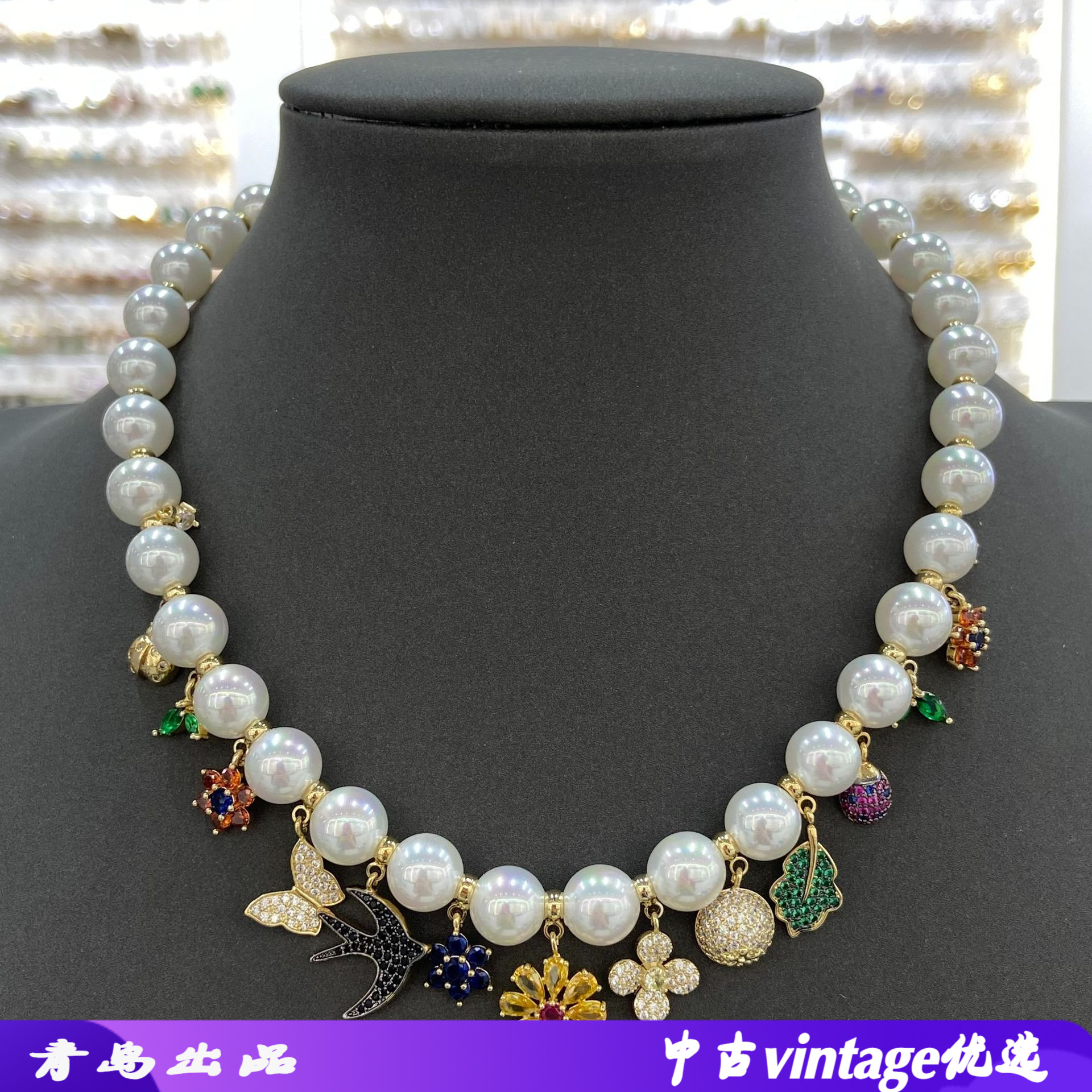 法式贝珠铜镶锆跨境网红爆款昆虫