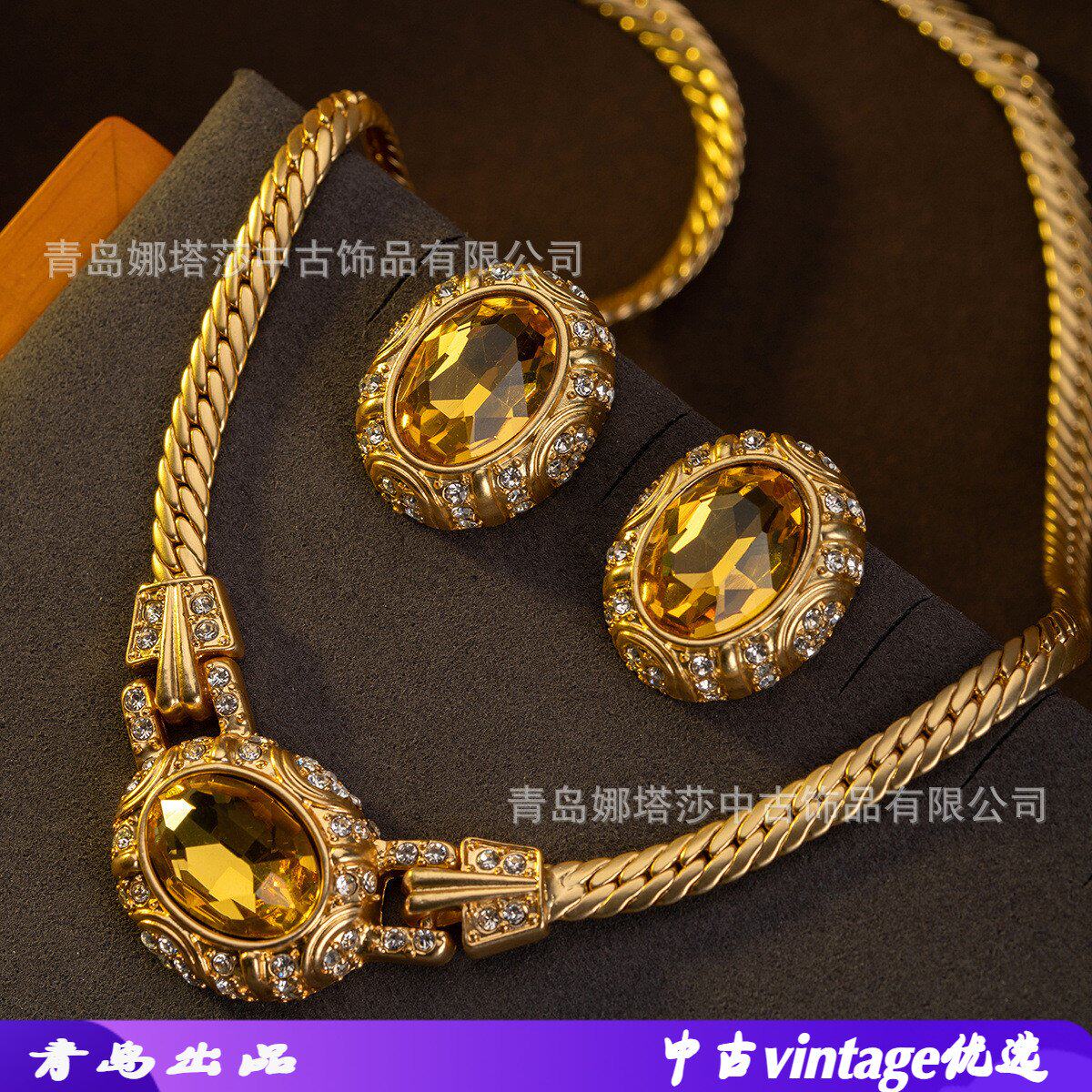 中古耳饰高级感vintage欧美重工
