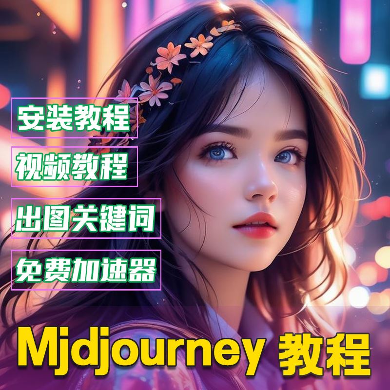 AI绘图绘画mid软件安装包下载视频教程注册使用Midjourney关键词