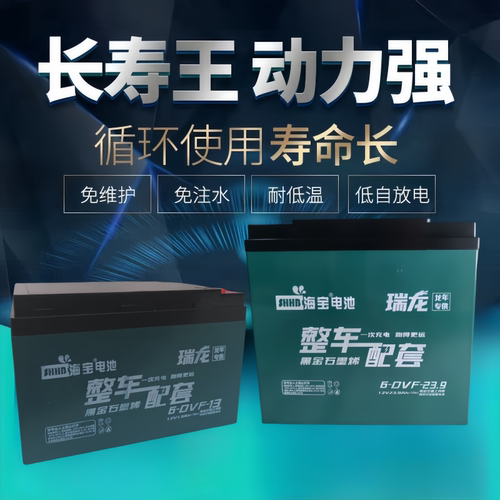 海宝动力电池二轮三轮免维护
