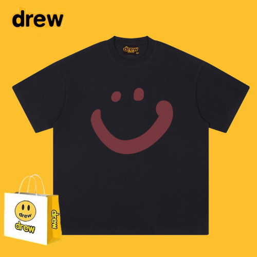 DREWESSFODGR美式简约笑脸短袖