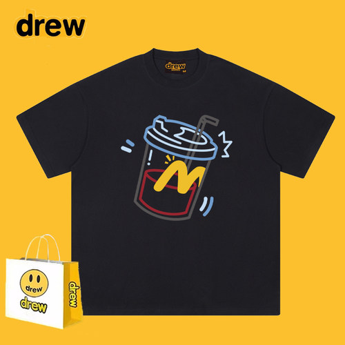 DREWESSFODGR趣味可乐印花短袖