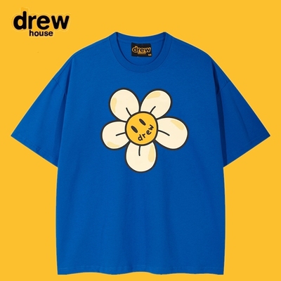 260克重磅Drew笑脸雏菊印花短袖