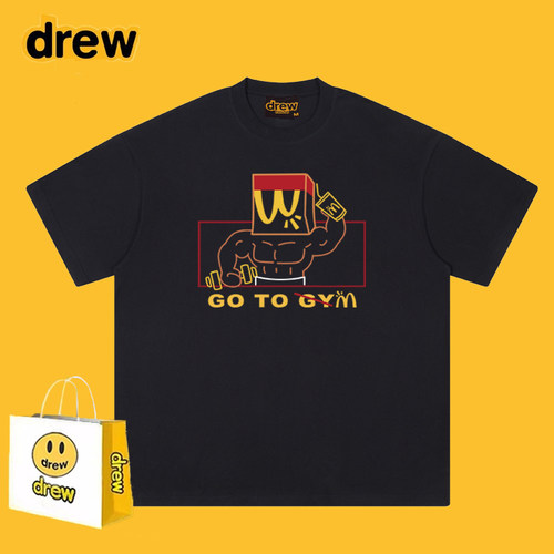 DREWESSFODGR美式复古字母短袖