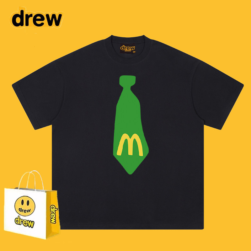 DREWESSFODGR设计感领带印花T恤图片