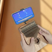 智乐卡林巴琴17音箱式 拇指琴初学者简单易学精致礼物实木官方正品