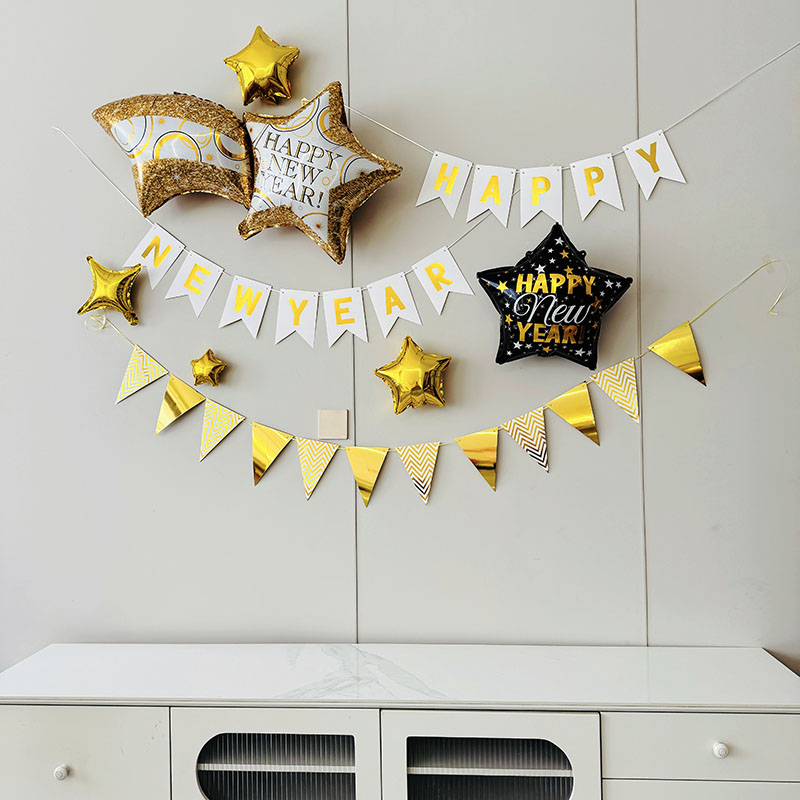 2026元旦春节气球装饰