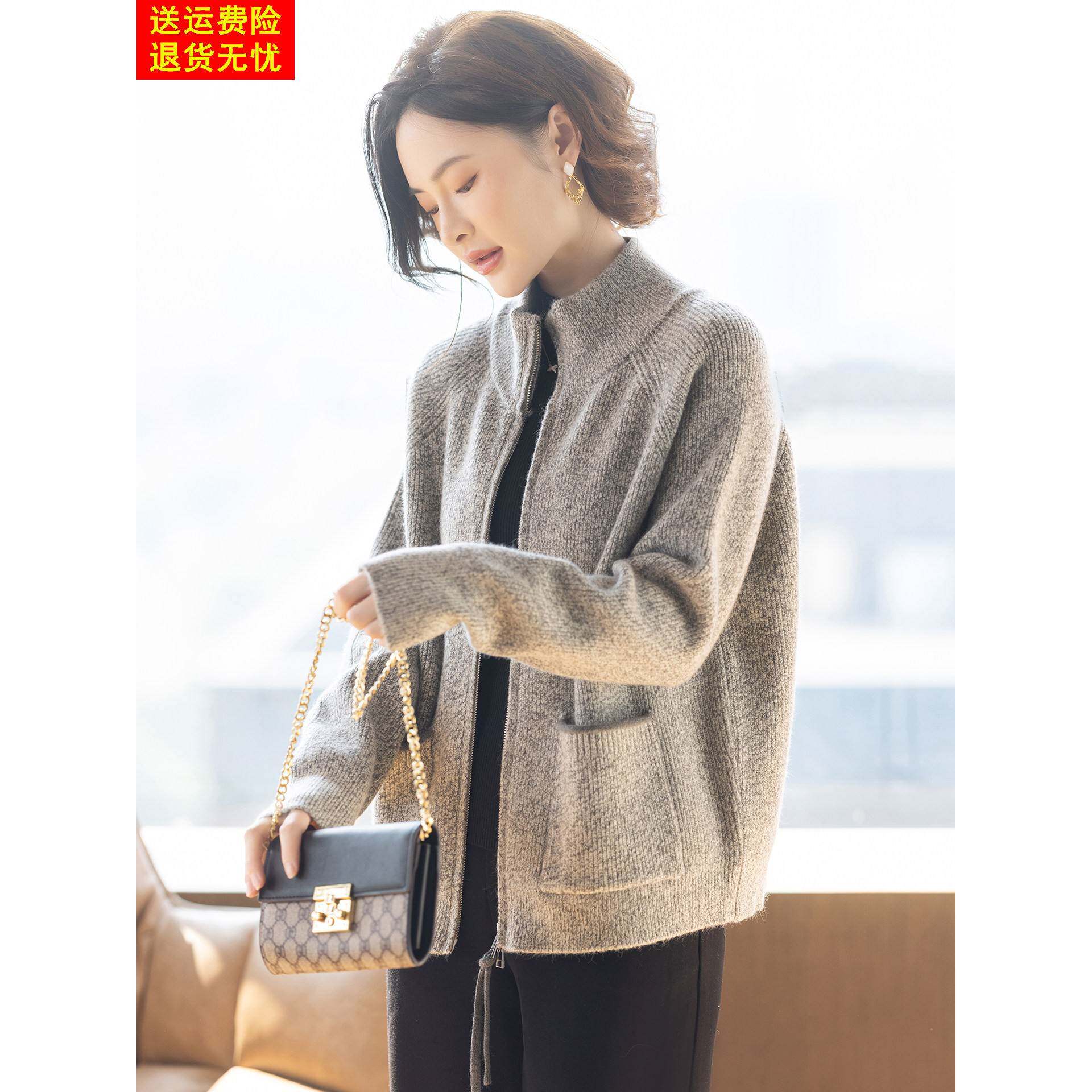 年轻妈妈秋冬外套2025新款冬装洋气休闲夹克中老年妇女时尚上衣服