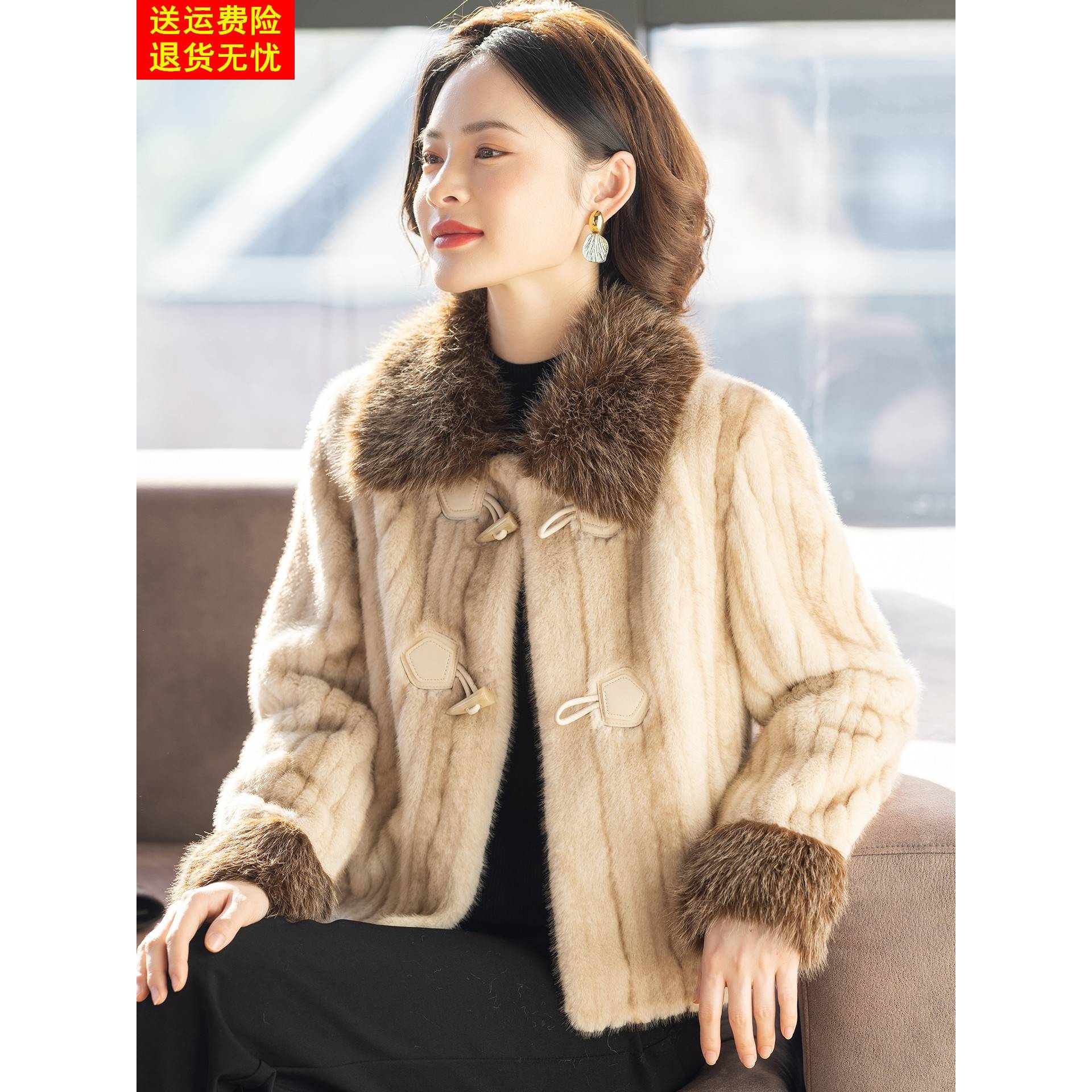 洋气妈妈冬装外套2025新款贵夫人时尚中老年妇女秋冬天上衣服50岁