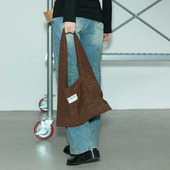 CURETTY 设计感斑马纹托特包通勤百搭手提包韩国代购 24冬季 新品