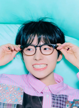 粉白现货Sakuya Yushi同款LUV IS TRUE撞色串珠戒指y2k饰品韩代